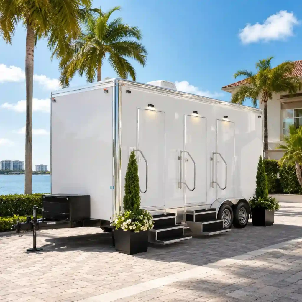 Quick Fast Luxury Restroom Rental